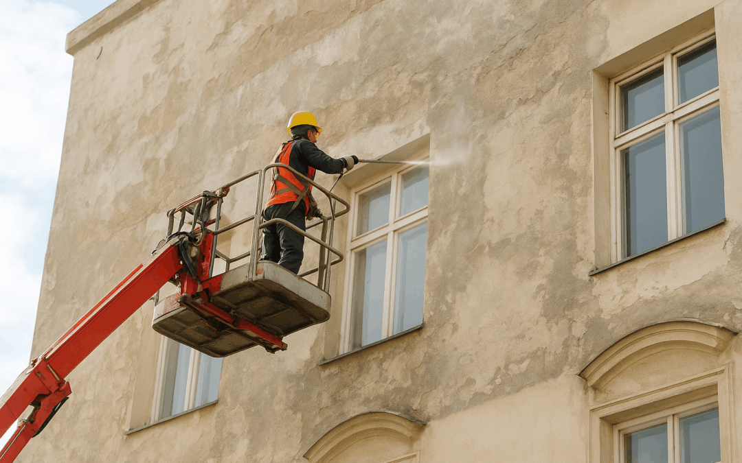 Zastosowanie zwyżek w procesie renowacji